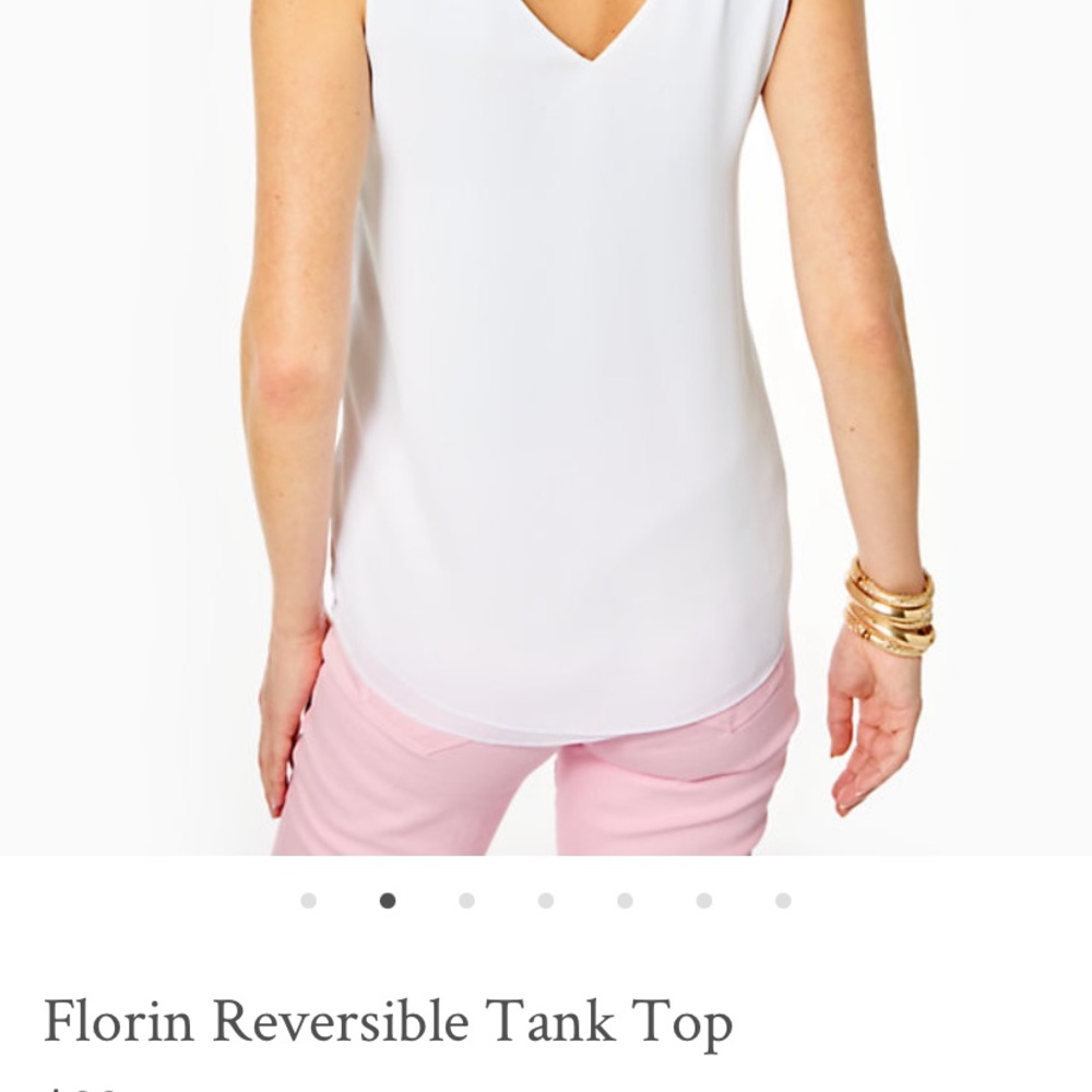 Lilly Pulitzer Florin Reversible Tank Top size M
